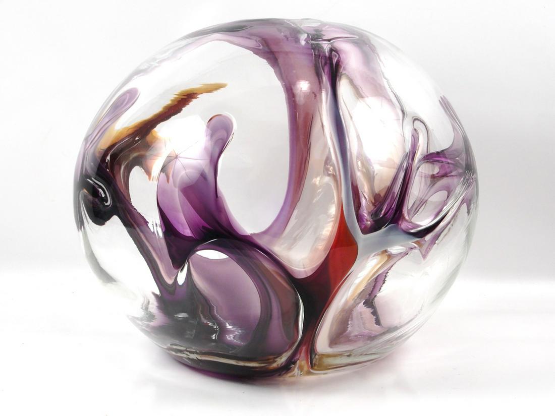 Peter Bramhall studio art glass sphere (1 of 1)