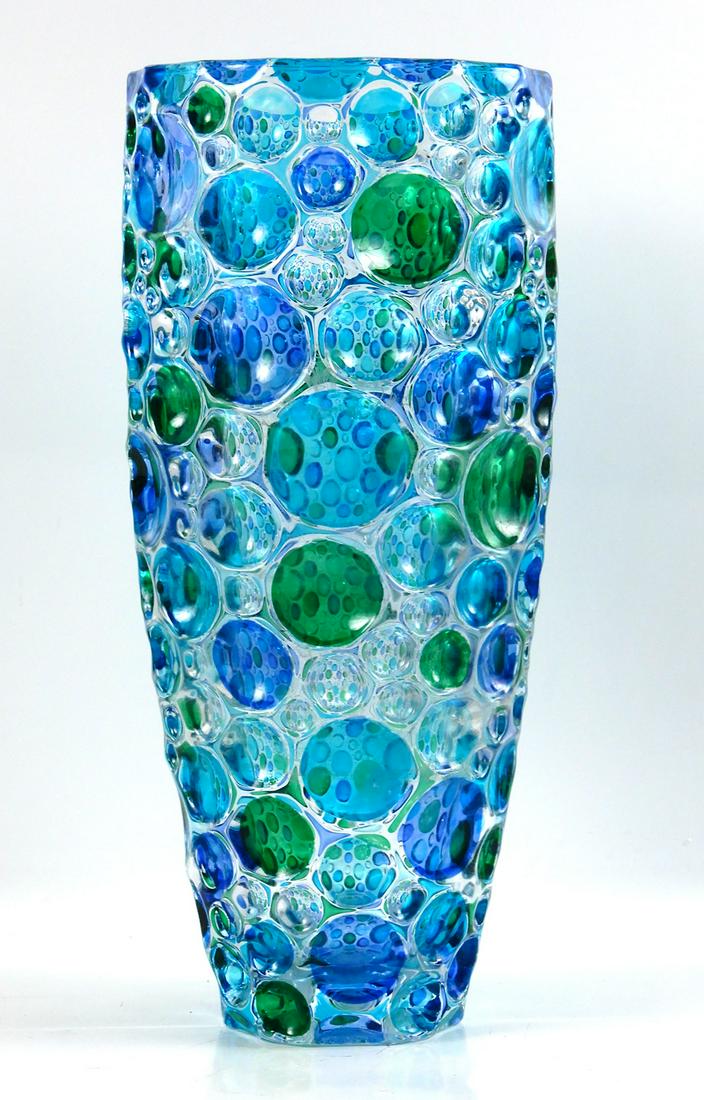 Zecchin style Murano glass vase (1 of 2)
