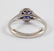 14k gold sapphire and diamond ring - 4