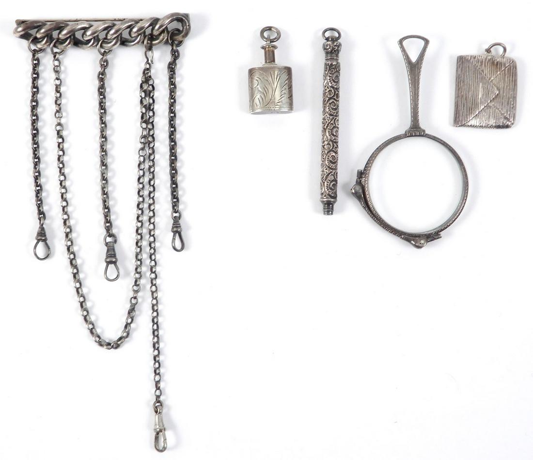 Victorian silver chatelaine (1 of 1)