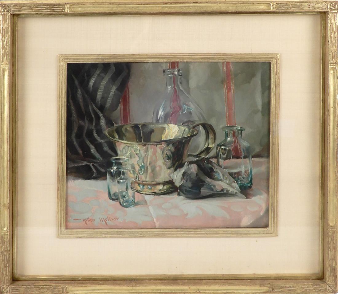 Arthur Meltzer oil on canvas (1 of 2)