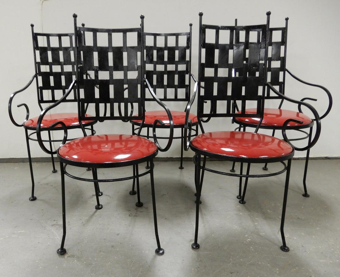 Arthur Umanoff MCM Shaver Howard wrought iron chairs (1 of 2)