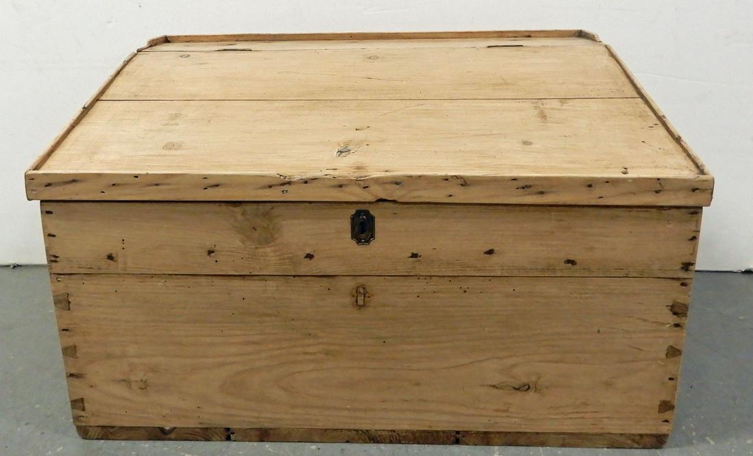 Pine Irish slant front desk (1 of 2)