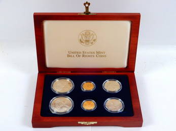 U.S. Mint 1993 Bill of Rights Commemorative Coins set