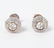 Vintage 14k gold diamond post earrings