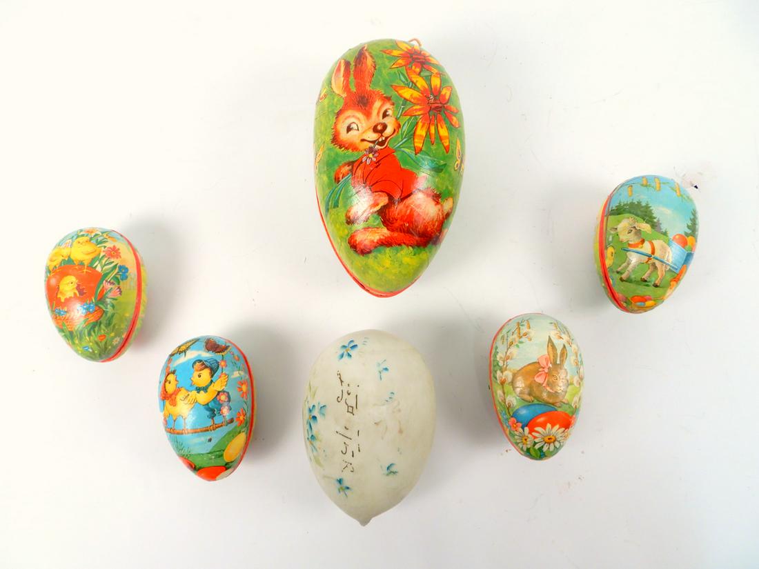 Group of antique and vintage German paper mache and (1 of 2)