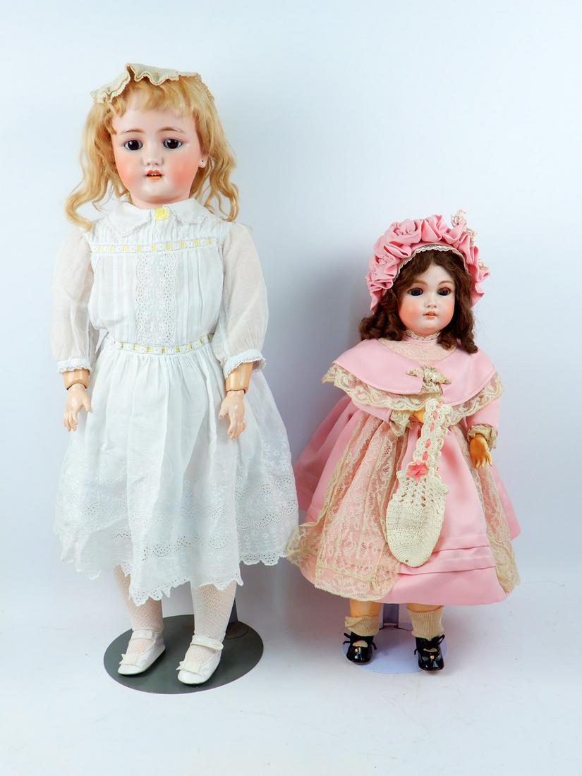 Two German bisque head dolls (1 of 6)
