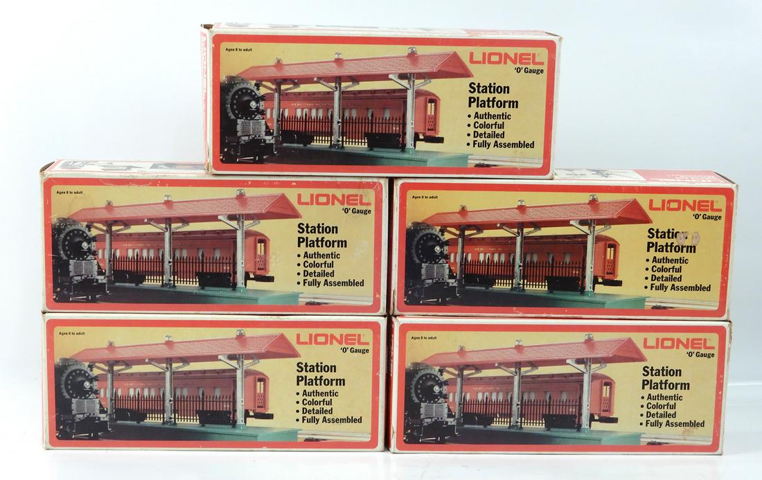 Five Lionel MPC # 6-2256 Station Platforms in Original (1 of 1)