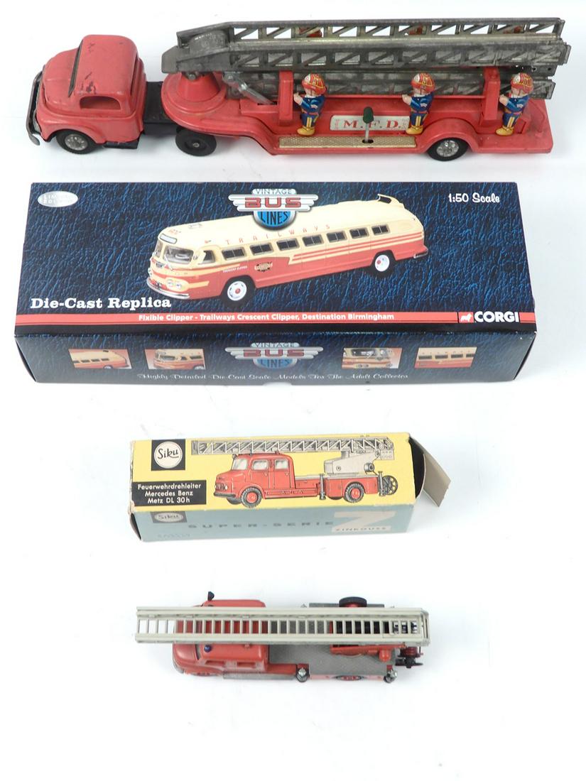 Two Fire Engines and a Bus (1 of 3)