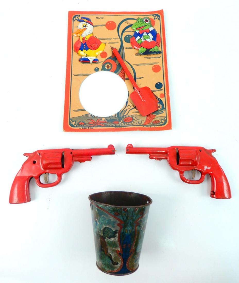 Chein 1950's tin litho #49 sand pail set and two (1 of 3)