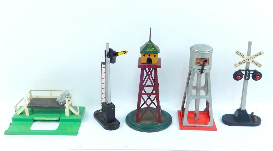 Assorted pre-war and post war accessories and a post (1 of 2)