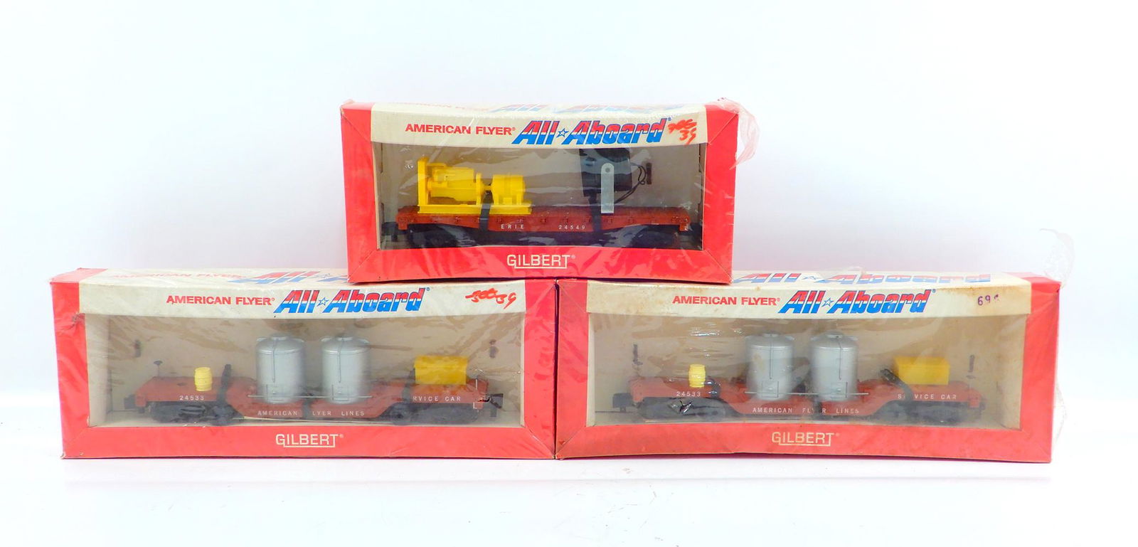 Four 1960's American Flyer Freight cars (1 of 3)