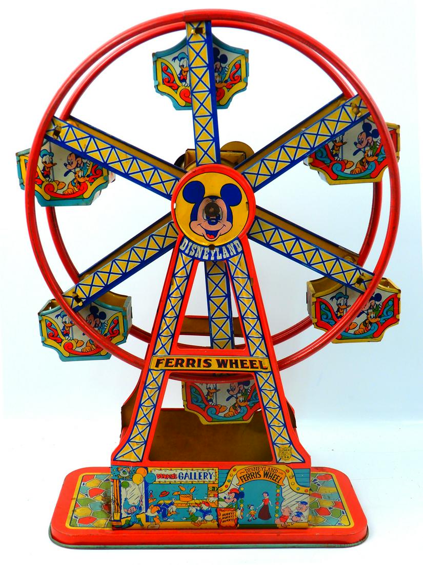 1950's Chein tin litho Mickey Mouse (Disneyland) Ferris (1 of 3)