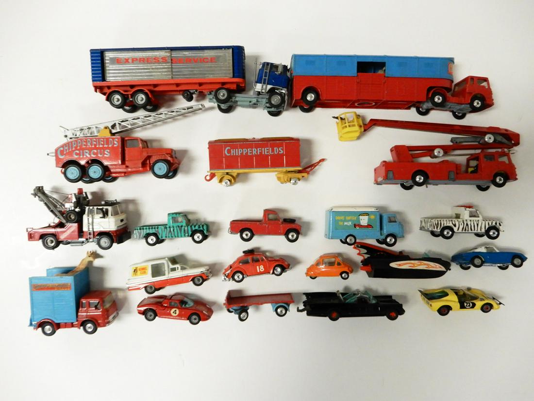 Twenty Corgi vehicles and trailers (1 of 1)