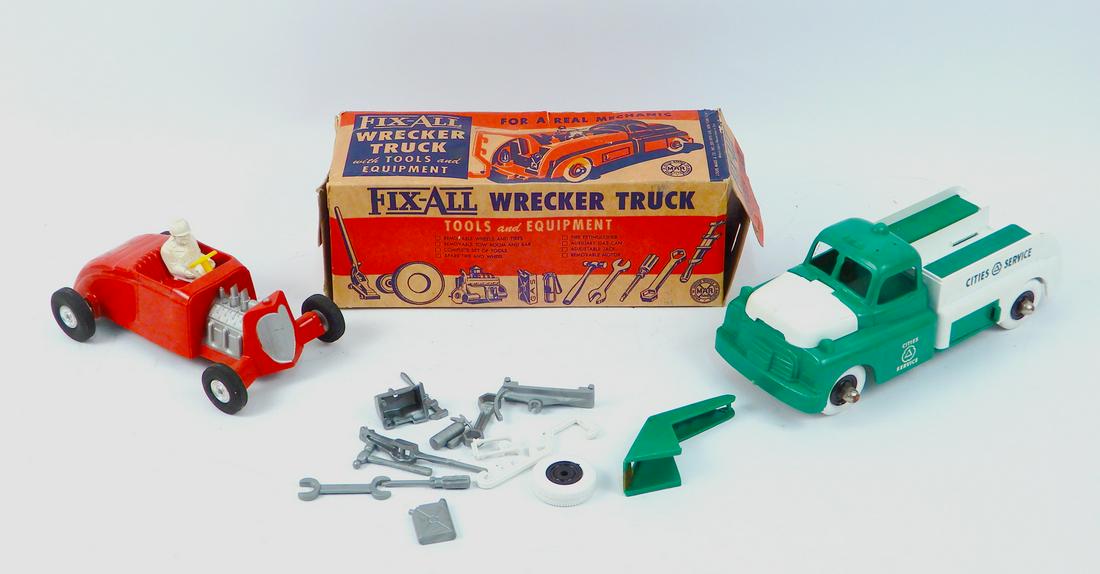 Marx Fix All Hot Rod & Wrecker W/ Box