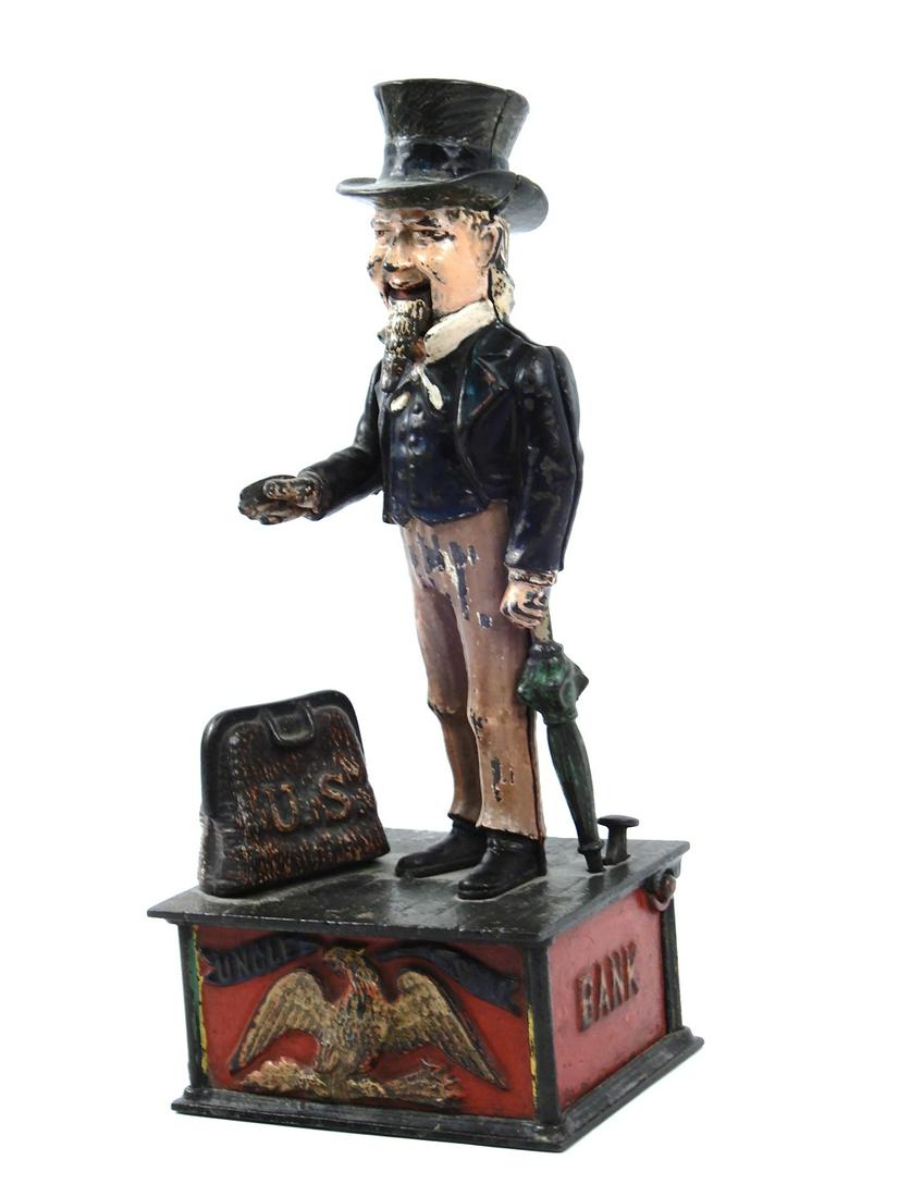Antique Uncle Sam mechanical bank. (1 of 3)