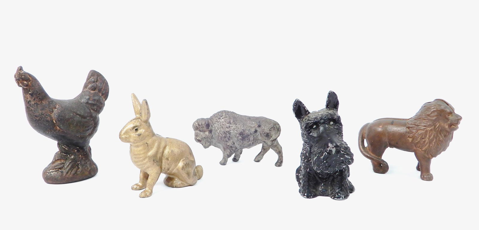 Antique and vintage metal animal still banks. (1 of 1)