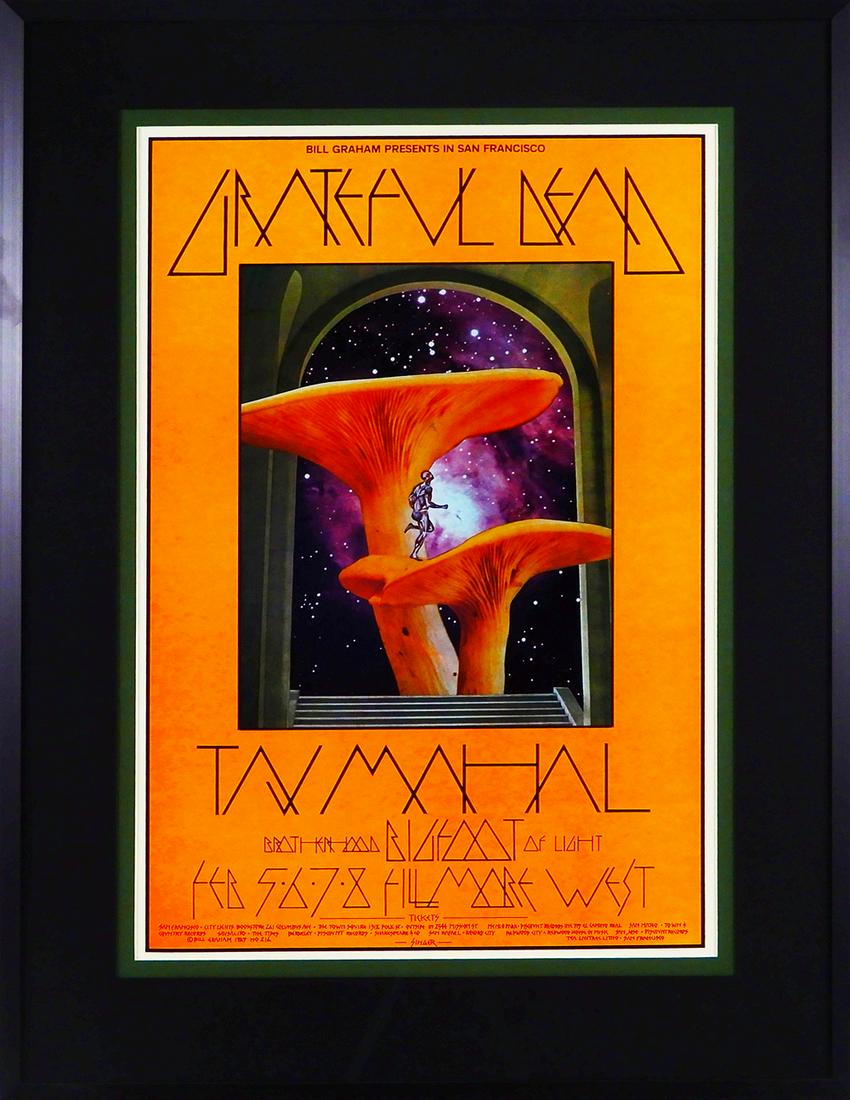 Grateful Dead, Taj Mahal Fillmore West concert poster (1 of 2)