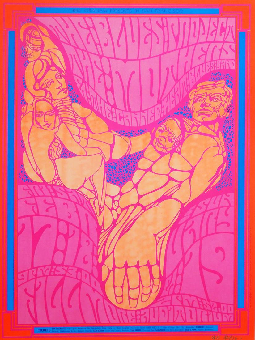 Blues Project Fillmore Auditorium  concert poster (1 of 2)