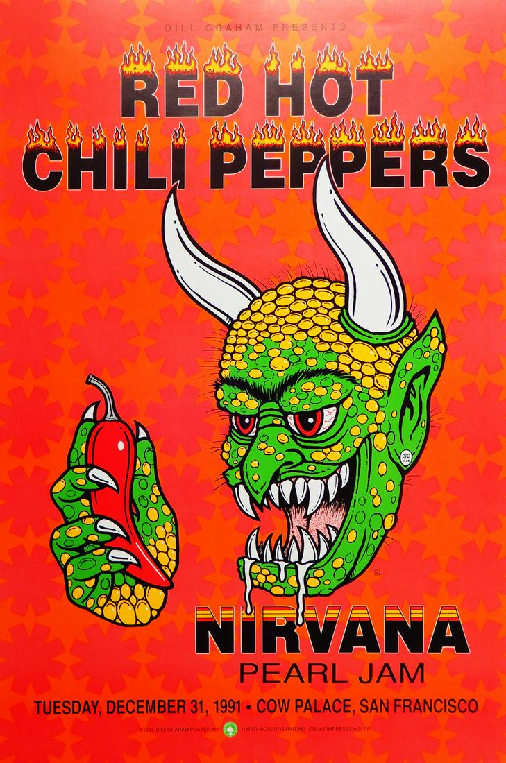 Red Hot Chili Peppers New Years Eve Cow Palace, San (1 of 1)