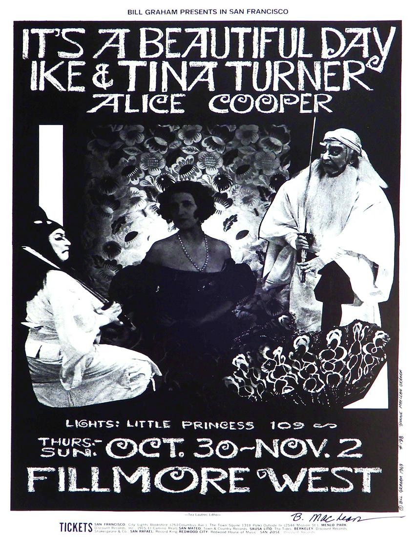 It's A Beautiful Day Fillmore West concert poster (1 of 2)