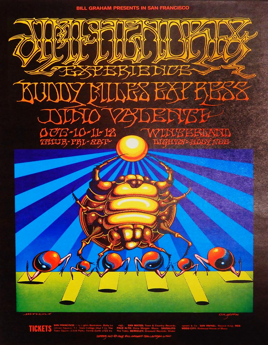 Jimi Hendrix Experience Winterland Ballroom concert (1 of 1)