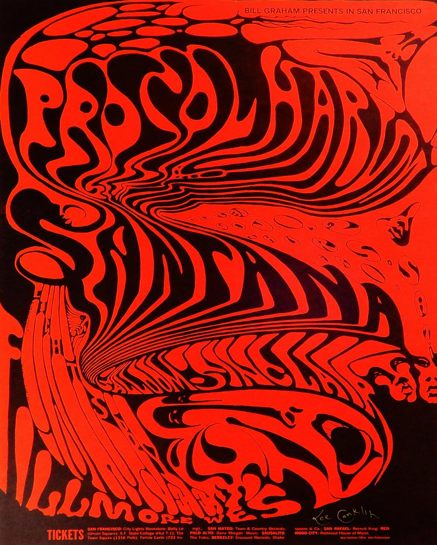 Procol Harum Fillmore West concert poster (1 of 2)