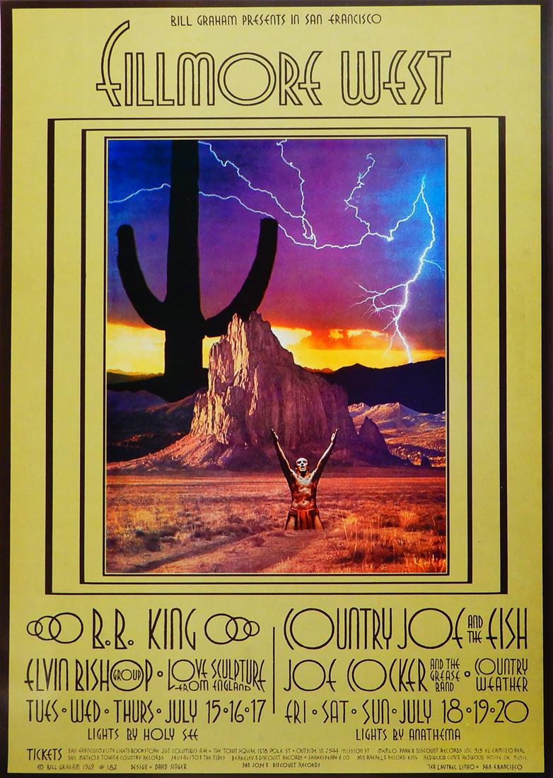 B.B. King Fillmore West concert poster (1 of 1)