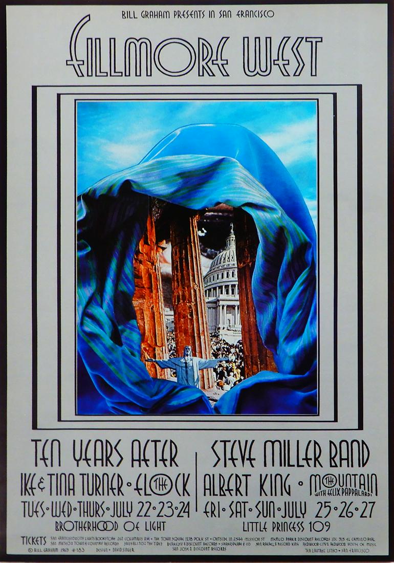 Ten Years After Fillmore West concert poster (1 of 1)