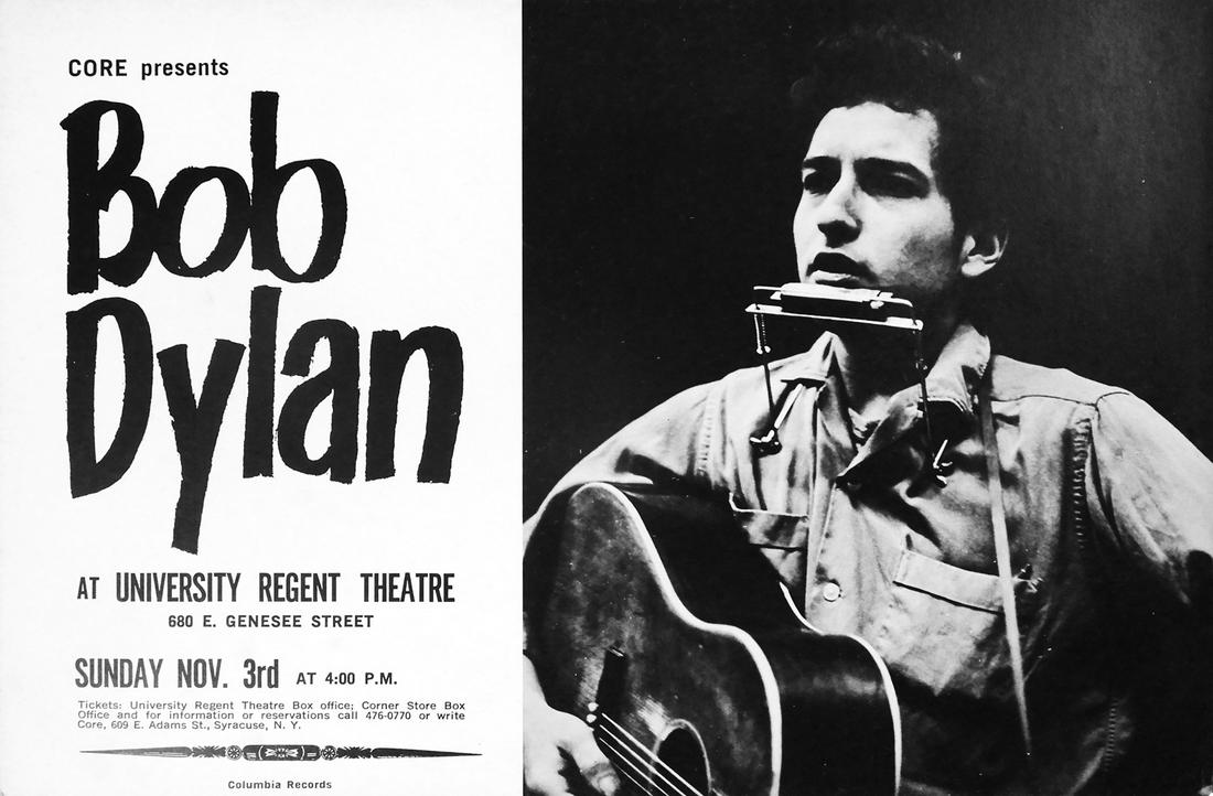 Bob Dylan University Regent Theater, Syracuse, NY (1 of 7)