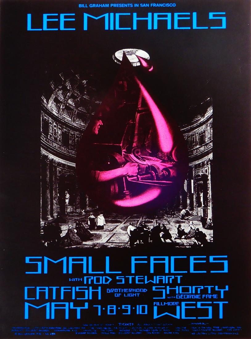 Lee Michaels Fillmore West concert poster (1 of 1)