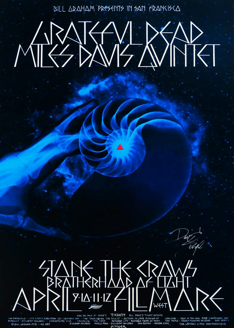 Grateful Dead Fillmore West concert poster (1 of 2)