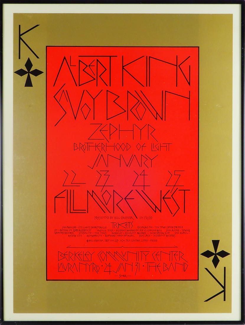 Albert King Fillmore West concert poster (1 of 1)