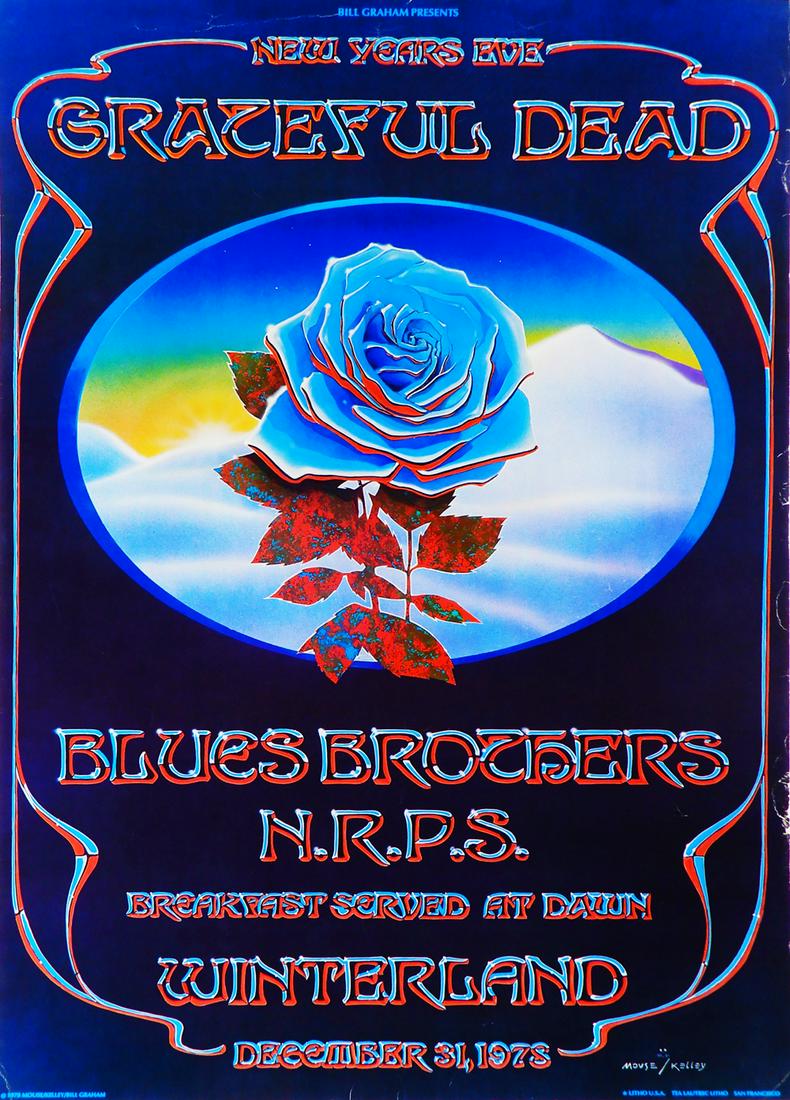 Grateful Dead "Blue Rose" Winterland Ballroom New (1 of 1)