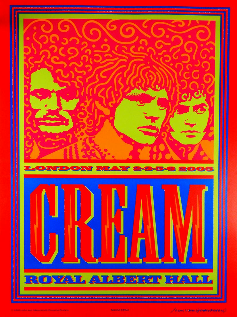 Cream Reunion Royal Albert Hall London concert poster (1 of 1)