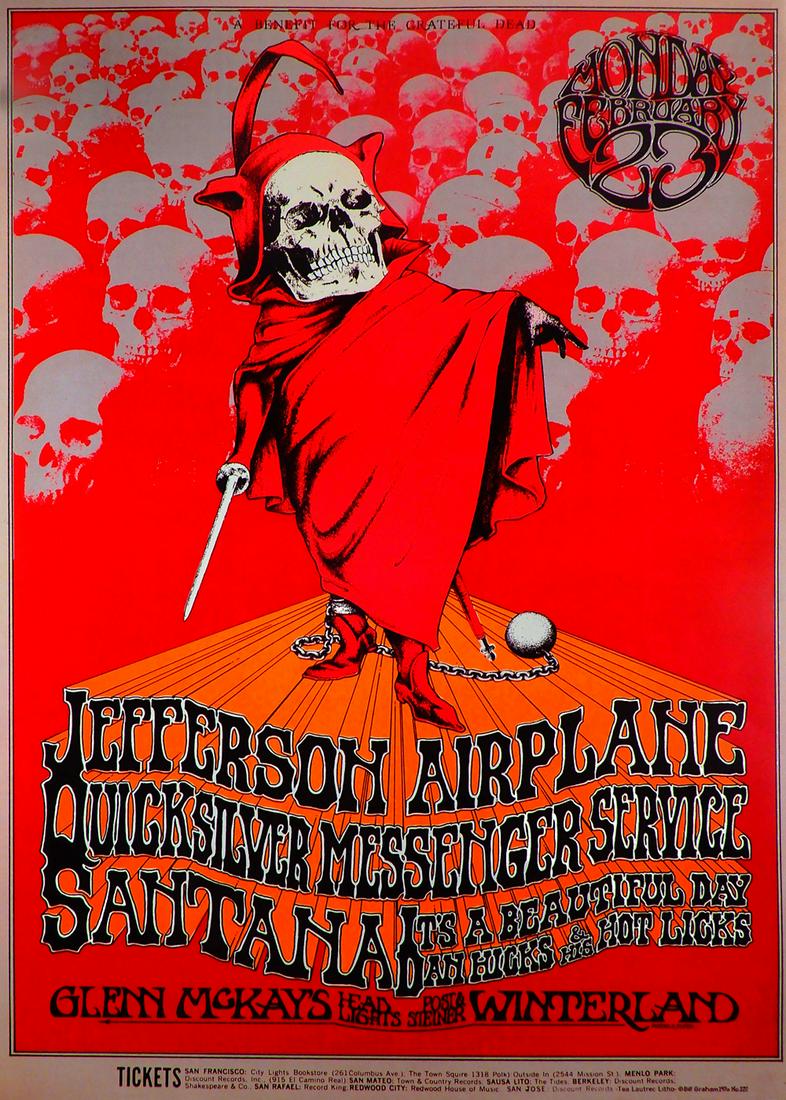 Jefferson Airplane Winterland Ballroom Benefit for The (1 of 1)