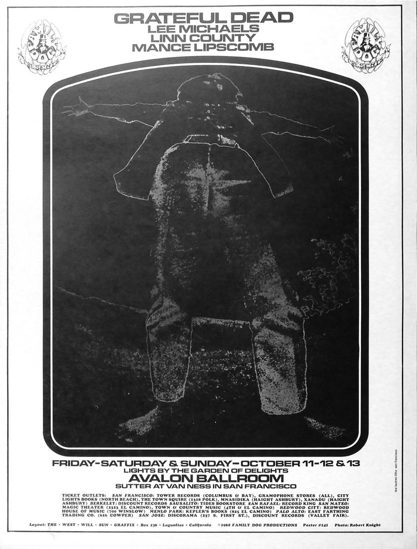 Grateful Dead Avalon Ballroom concert poster (1 of 1)