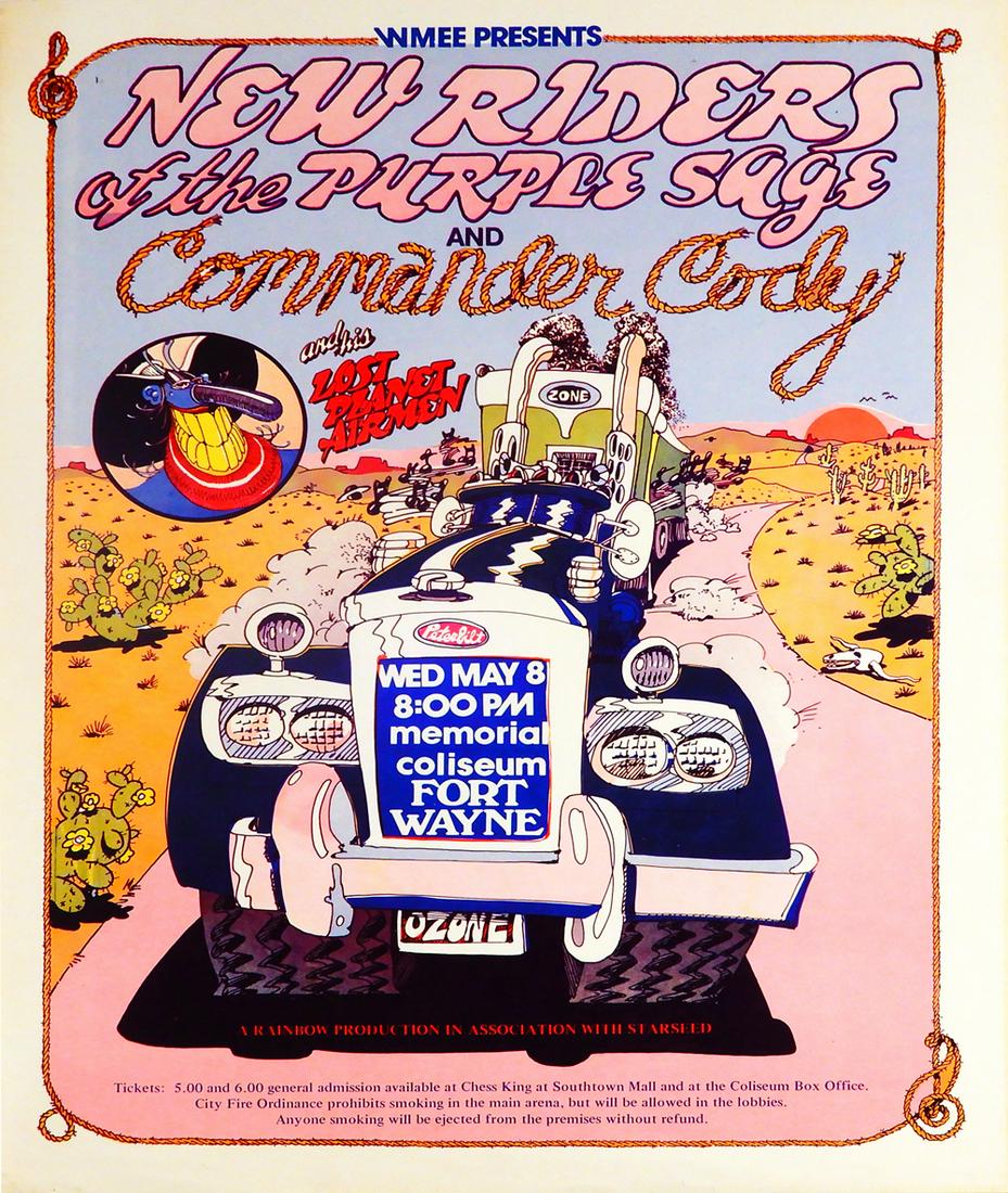 New Riders of the Purple Sage Fort Wayne Memorial (1 of 1)