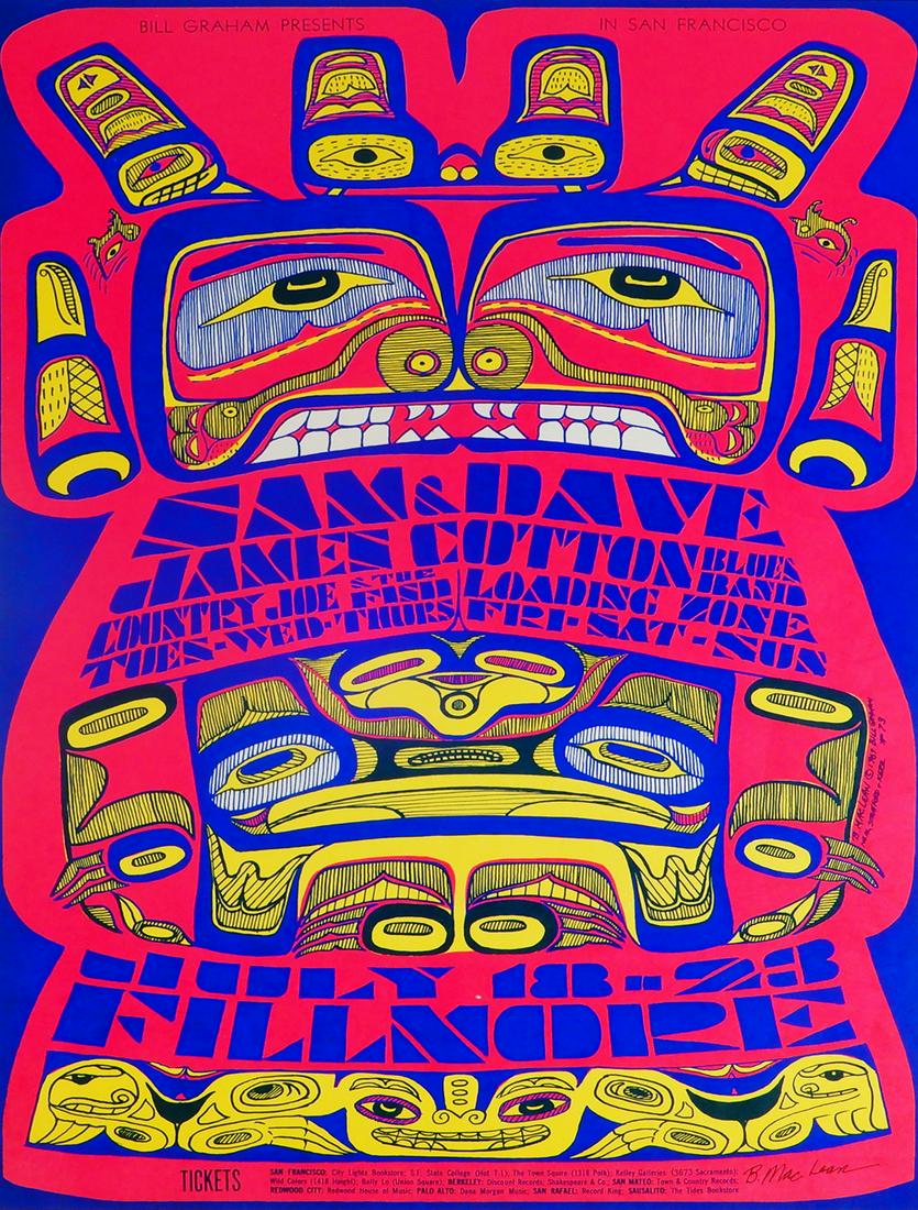 Sam & Dave Fillmore Auditorium concert poster (1 of 2)