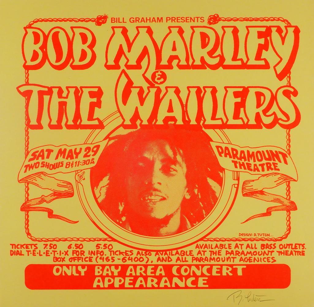 Bob Marley & The Wailers Paramount Theatre Oakland CA (1 of 2)