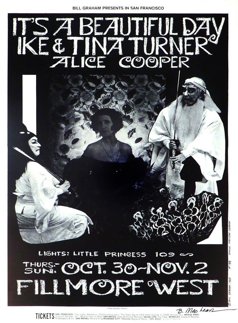 It's A Beautiful Day Fillmore West concert poster (1 of 2)