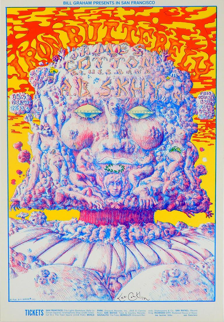 Iron Butterfly Fillmore West concert poster (1 of 2)