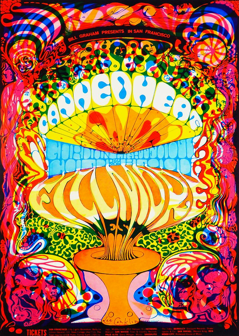 Canned Heat Fillmore West concert poster (1 of 2)