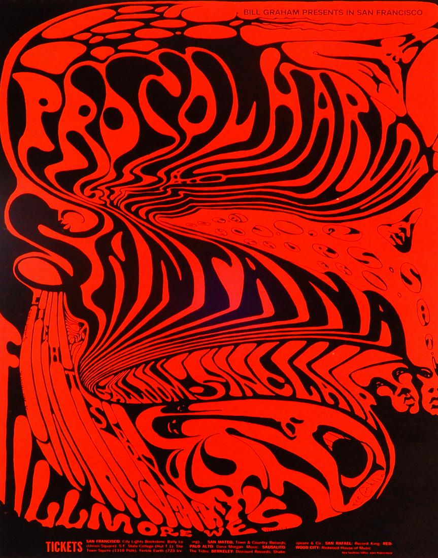 Procol Harum Fillmore West concert poster (1 of 1)