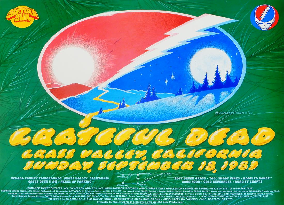 Grateful Dead Nevada County Fairgrounds Grass Valley, (1 of 1)