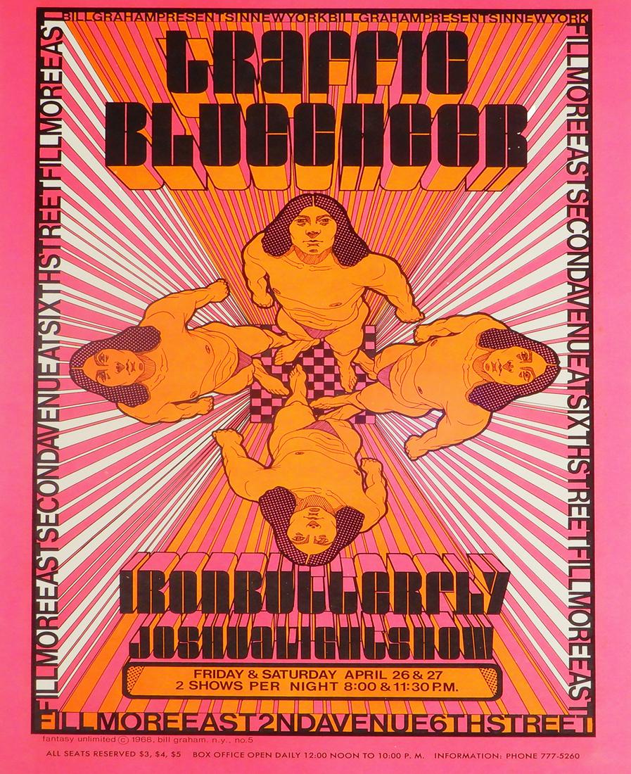 Traffic Fillmore East concert poster (1 of 1)