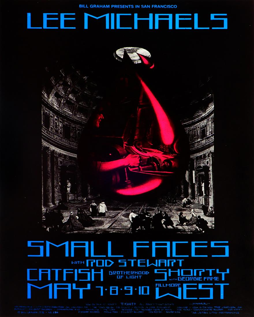 Lee Michaels Fillmore West concert poster (1 of 1)