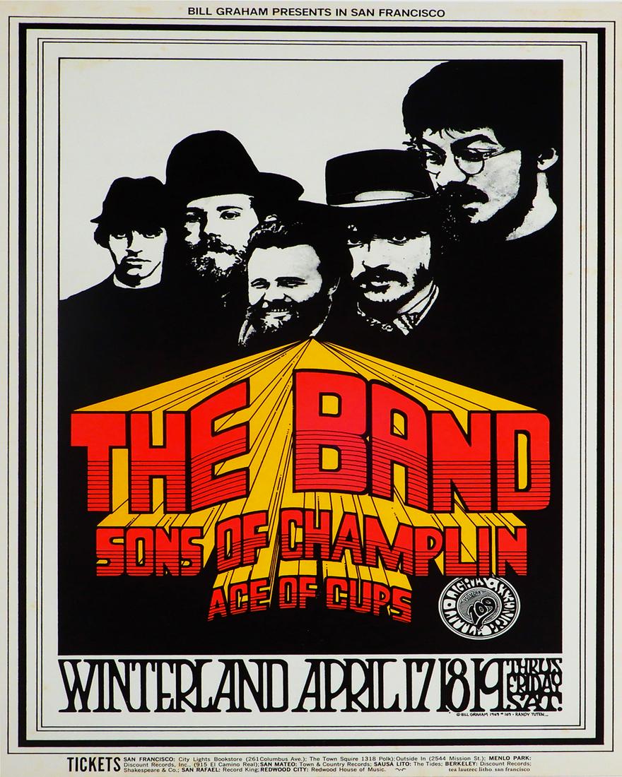 The Band Winterland Ballroom concert poster (1 of 1)