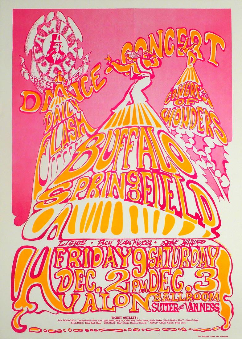 Buffalo Springfield "Cake" Avalon Ballroom concert (1 of 1)