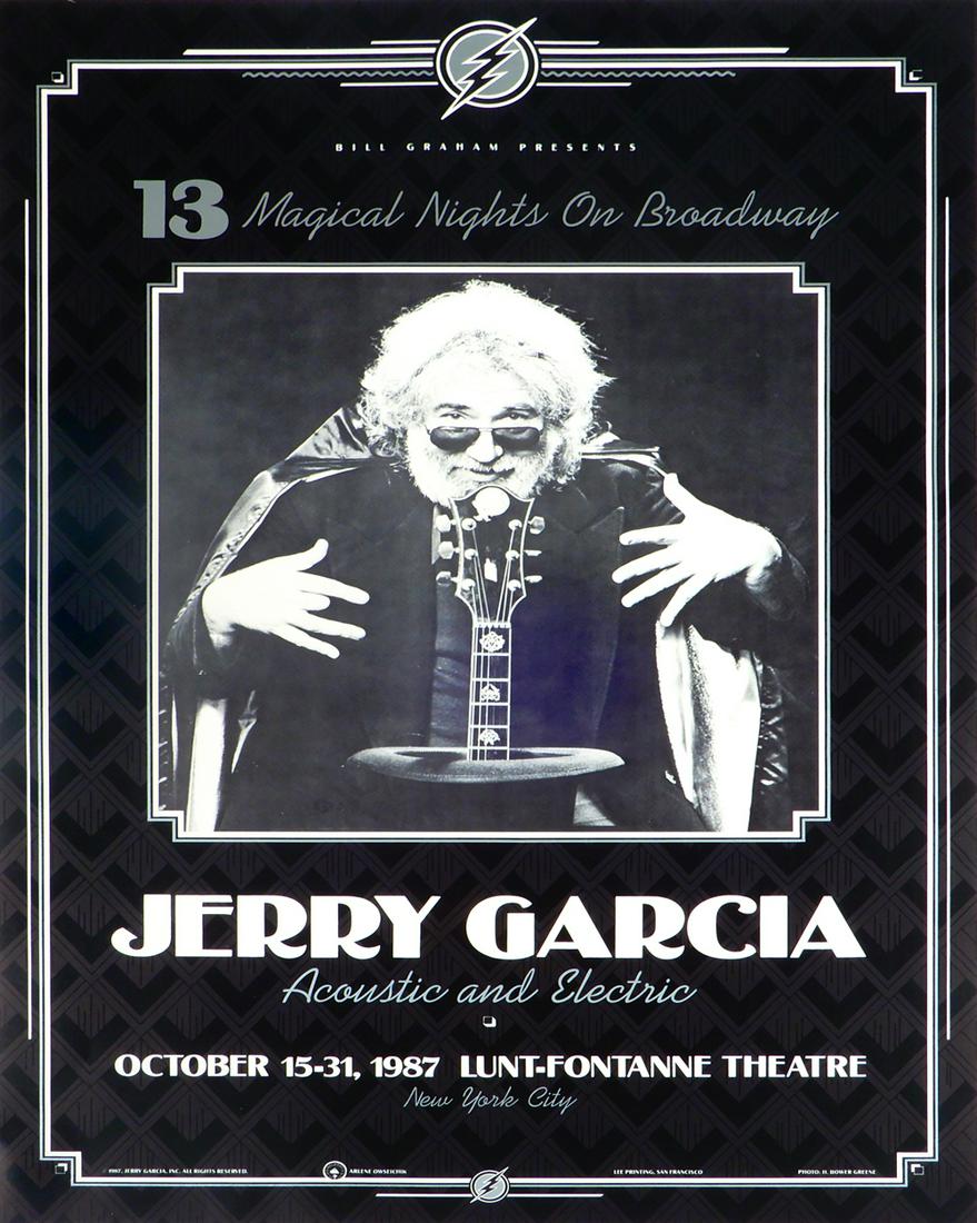 Jerry Garcia 13 Magical Nights on Broadway Acoustic & (1 of 1)